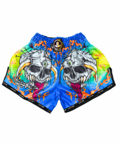 Rusty Nail - Muay Thai Shorts Blu